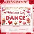 thumbnail image 2 of Red Roses Valentine's Day Banner Heart Shapes Love Display Romantic  Gift Boxes Romantic Backdrop for Valentine's Party Romantic Date Indoor Decoration, 2 of 8