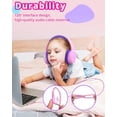 thumbnail image 5 of Tronsmart KH01 Auriculares para niños: supraaurales plegables con volumen de seguridad 85/93 dB, estéreo HD, conector de 3,5 mm para niños/niñas/escuela/Kindle/viajes/tabletas (rosa), 5 of 5