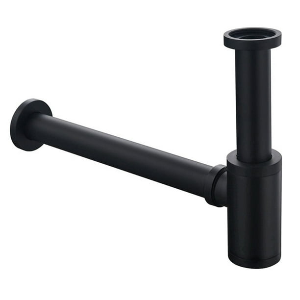 Kit de drenaje de desechos para lavabo de baño, sifón en P ajustable con diseño de desodorización, resistente al óxido y desmontable para una fácil limpieza, adecuado para diversas aplicaciones