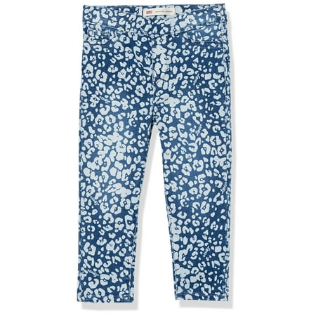 Levi's Girls' Skinny Pull-On Jeggings - Stretch Denim, Adjustable Waistband, Sustainable Cotton Blend