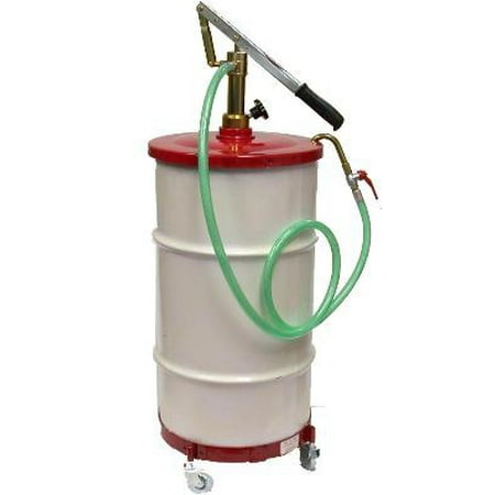 Pump Drum Cover - National Spencer Gear Lube Pump W/ Hose, Dolly & Cover For 16 Gallon Drum