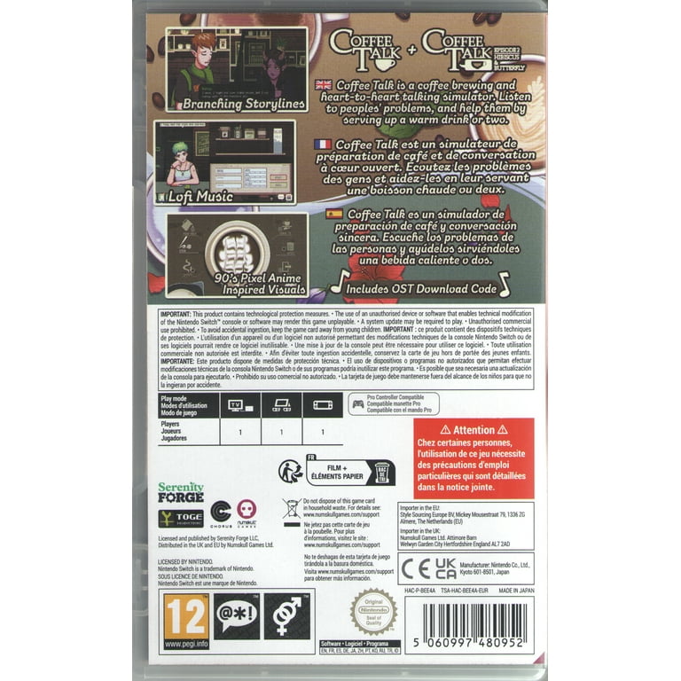 Coffee Talk in Double Pack Nintendo Switch