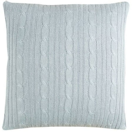 Brielle Cozy Cable Knit Throw Pillow Cover Walmart Com
