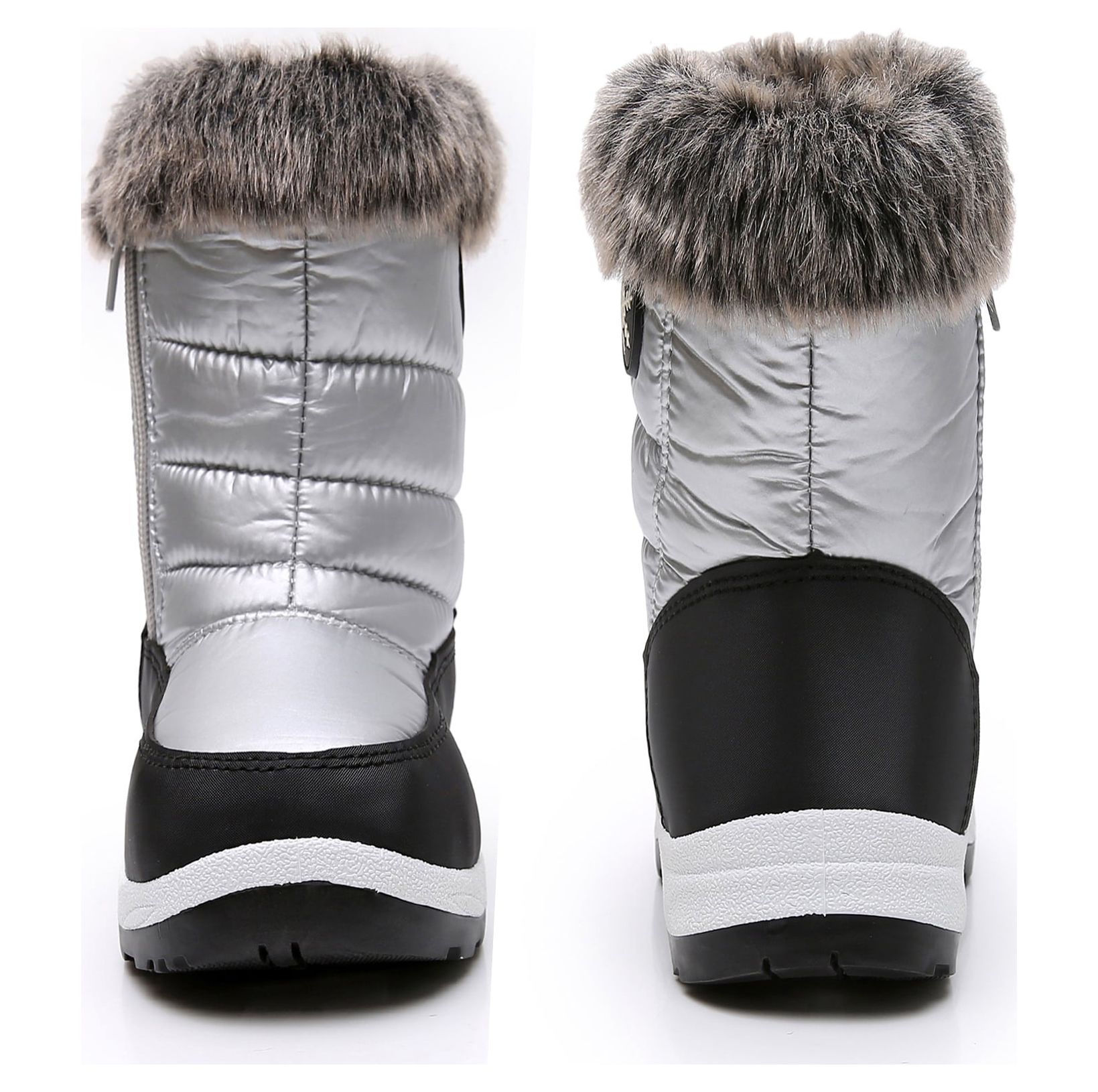 Apakowa Girls Insulated Winter Snow Boots photo 5