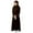 Brown, variant on Girls Maxi Dress FullāCoverage Long Sleeve Dress Kids Loose Fit Solid Elegant Casual IslamicāInspired Dresses with Hijab