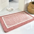 thumbnail image 2 of Rewenti Bathroom Rugs Soft and Absorbent Microfiber Bath Rugs Non-Slip Machine Washable Bath Mats for Bathroom Floor Tub and Shower, 2 of 5