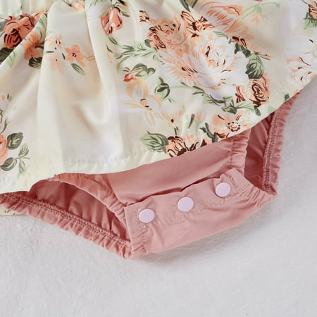 

Quealent Baby Bodysuit Girl Jumpsuit For Baby Boy Baby Girl Boy Crewneck Sweatshirt Romper Long Sleeve Rainbow Pullover Sweater Top Warm Fall Winter Clothes Pink 6-9 Months