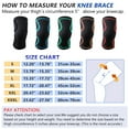 thumbnail image 6 of Minzimin 2 Pack Comfortable Knee Compression Sleeve for Running, Basketball, Soccer, Meniscus Tears, Arthritis Pain Relief - Non-Slip, Breathable Design., 6 of 6