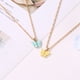 thumbnail image 4 of Japón y Corea del Sur Collar de mariposa dulce Color acrílico Belleza dulce Cadena de clavícula versátil para mujer Personalidad Red Collar de moda rojo rosa JFHHH pequeña, 4 of 5