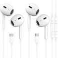 thumbnail image 2 of MINSUI-2 Packs USB C Headphones for iPhone 17/16/15 Earbuds, Type C Earphones with Mic & Remote Control Noise Cancelling for iPhone 17 16 15 Pro Max Plus, iPad Pro, Galaxy S25/S24/Ultra Note 10/20 an, 2 of 4