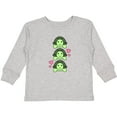 thumbnail image 3 of Inktastic Turtle Lover Hearts Girls Long Sleeve Toddler T-Shirt, 3 of 5