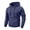 Navy, variant on LNZGNM Mens Hooded Sweatshirts Athletic Work Drop Shoudler Drawstring Hoodies Pullover Sweatshirts Long Sleeve Shirts,Black(L)