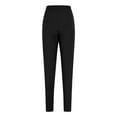 thumbnail image 4 of IVEYRTF Girls Solid Color Yoga Pants Elastic Waist Slim Fit with Pocket Breathable Kids Spring Fall Casual Everyday Bottoms(Black,12-13 Years), 4 of 7