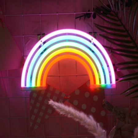 Rainbow Neon Sign Light Bar Pub Beer Store Display Neon ...