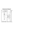 thumbnail image 2 of Placa de pared Leviton 80714-I de nailon termoplástico de 1 elemento, color marfil, 2 of 2