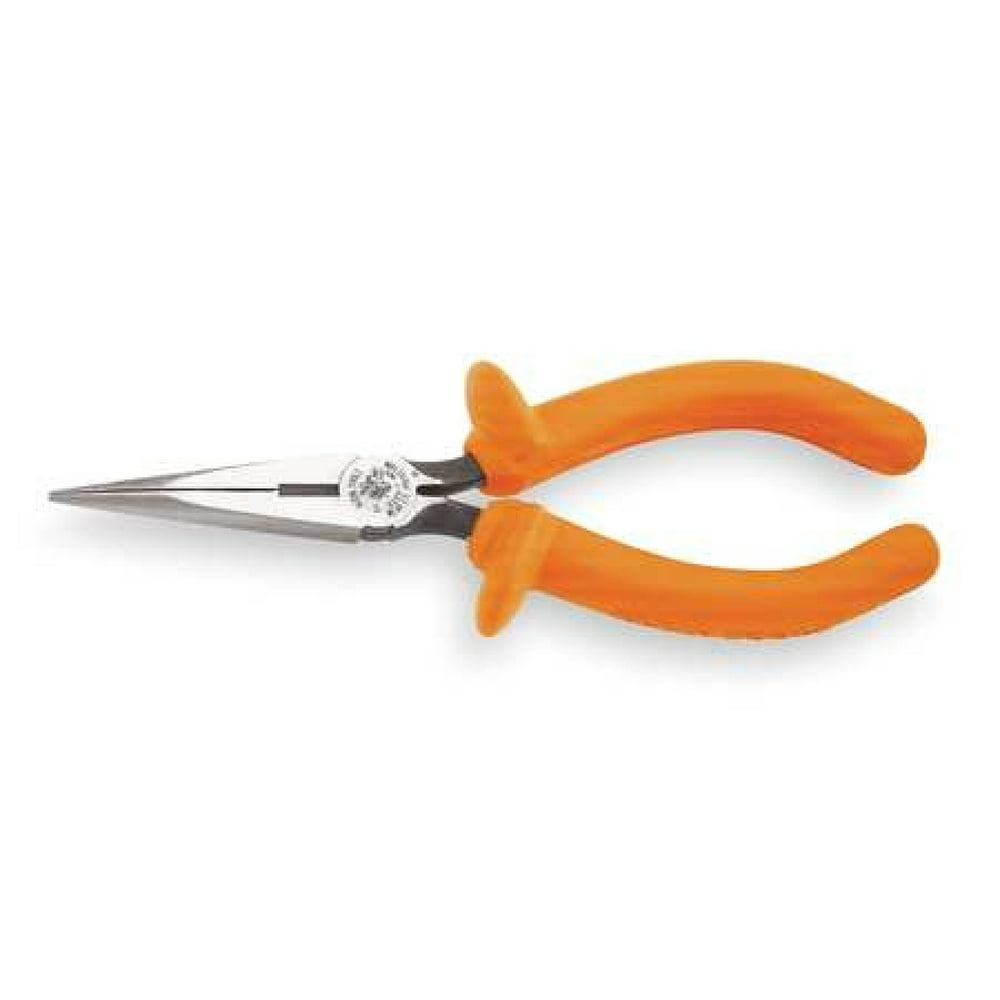 KLEIN TOOLS D2036INS Needle Nose Plier,67/8" L,Serrated Walmart