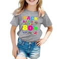 thumbnail image 1 of HABDGIKS T-Shirts Fille Manches Courtes Imprimé Carnaval Col Rond Ample, 1 of 4