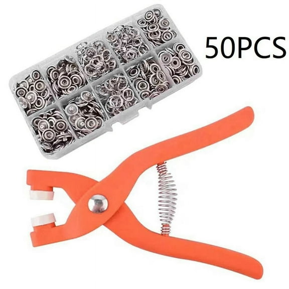 Five Claw Button Installation Tool Pliers Set Snap Button Sewing-Free Button Set is Suitable for .