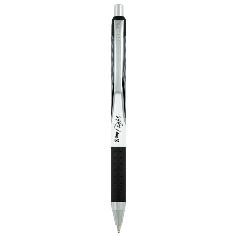 Zebra, Ballpoint Pen, 1.2mm, Black Ink, 5-pack, Retractable
