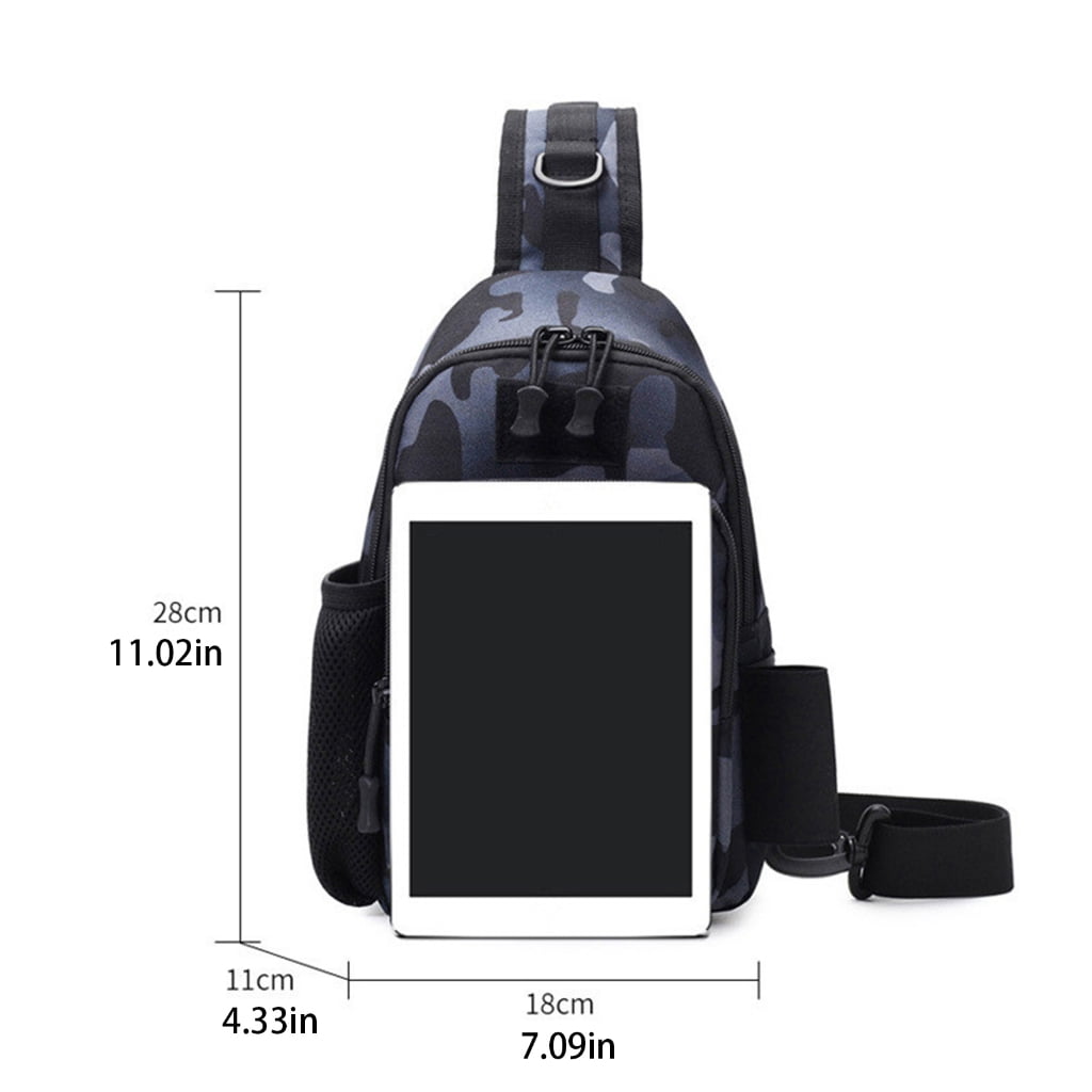 YongCo Fishing Slings Pack Outdoor Chest Bag Fishing Gear Carrying Bag Easy to Carry
