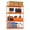 Orange, variant on VEVOR Storage Shelves, 2000 lbs, 5 Tier Heavy Duty Garage Shelving, 16" D x 36" W x 72" H Adjustable Metal Shelves for Industrial Shelving Unit Utility Shelf, for Kitchen, Warehouse, Basement, Black