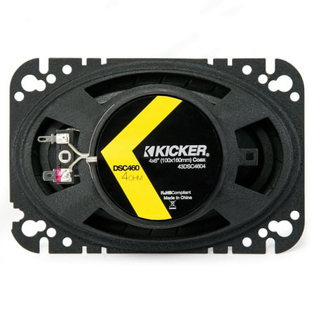 Kicker DSC460 DS Series 4x6" 4-Ohm Coaxial Speaker