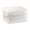 XL, variant on Callipe Quilt Storage Bag with Double Zippers Large Capacity Transparent Design Waterproof Easy to Clean Reusable Moisture-proof Storage Bag