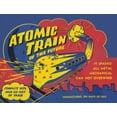 thumbnail image 2 of Retrobot 14x12 White Modern Wood Framed Museum Art Print Titled - Atomic Train of the Future, 2 of 4