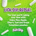 thumbnail image 2 of Wonka Fun Dip Lick m Aid Candy Powder with Dipping Sticks Fruity Flavored 48-Count, 2 of 6