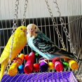 thumbnail image 3 of Juguetes colgantes para loros, 7 piezas de juguetes para loros y pájaros, juguete colgante con campana para pájaros, columpio para pájaros, juguete colgante, jaula para pájaros, juguetes, 3 of 5