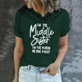 thumbnail image 1 of LSLJS Women's Funny Printed Pattern Casual Fashion Soild Color Short Sleeve Tops Blouse, 1 of 6