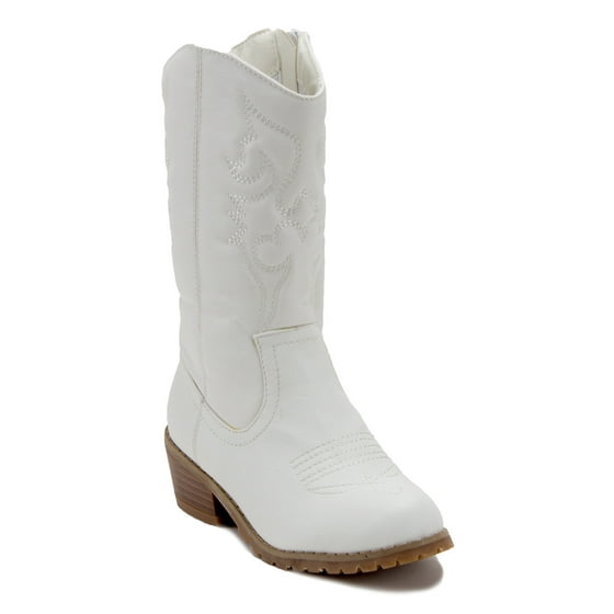 Jazame Jazame Little Kids' Girls Tall Stitched Western Cowboy Cowgirl