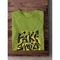 thumbnail image 3 of Real Face Smile Grunge T-Shirt Men -Image by Shutterstock, Male 4X-Large, 3 of 4