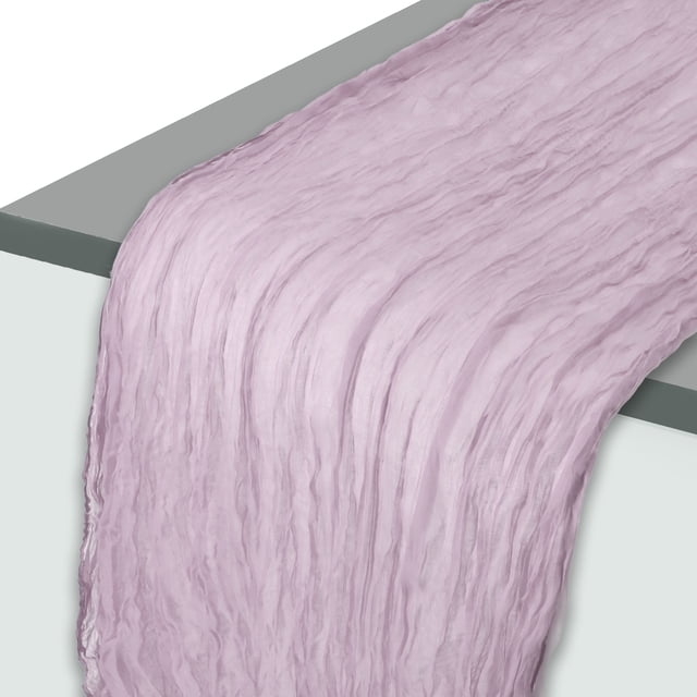 Caminito de mesa de queso Unique Bargains, caminito rústico para decoración de mesa de fiesta 157.48"L x 35.43"W púrpura claro