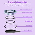 thumbnail image 3 of KONEE Camera Lens Protector Compatible with iphone 14 /14 Plus, Anti Scratch Tempered Glass Camera Screen Protector, Bling Individual Lens Cover for iPhone 14 / iPhone 14 Plus - Blue Glitter, 3 of 7