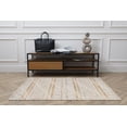 thumbnail image 2 of Linon Motif Printed Faux Rabbit Ivory 3' X 5' Rectangle Area Rug RUGPR0635, 2 of 6