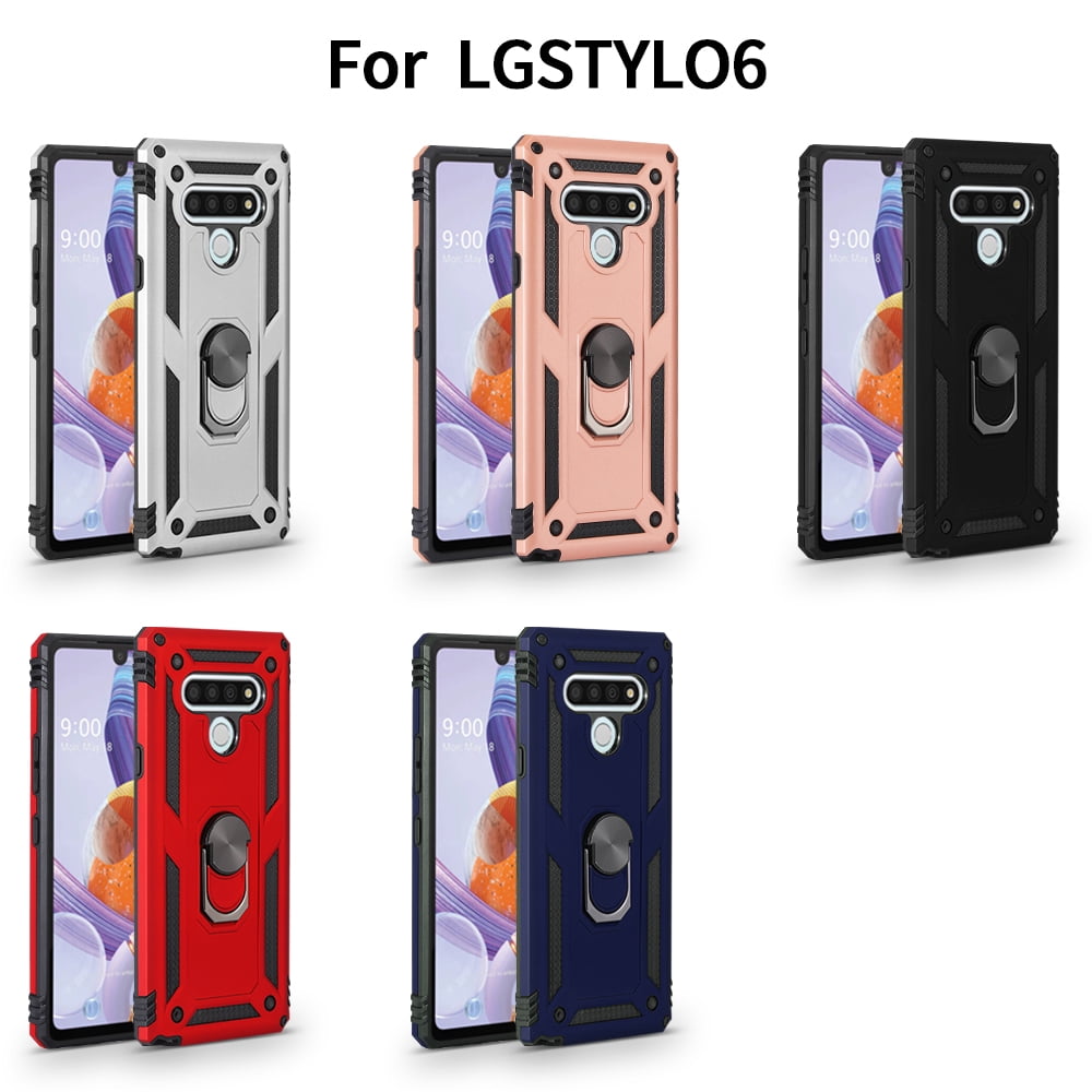 LG Stylo 6 Phone Case,Kickstand Slim Strong Protective MultiFunction