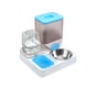 thumbnail image 1 of Dispensador automático de comida y agua para gatos Almacenamiento de comida para mascotas Dispensador de agua para mascotas Azul Con Cuenco, 1 of 9