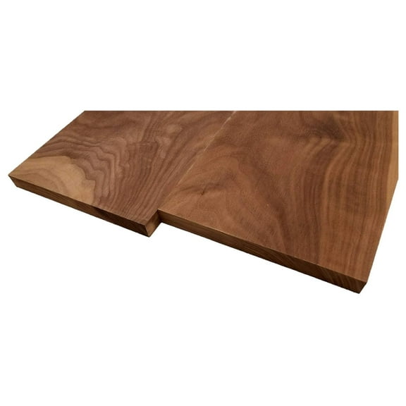 Walnut Lumber 3/4" x 8" (2 Pieces) (3/4" x 8" x 12")