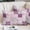 Pink, variant on Spring Floral Pillow Covers, Linen Long Throw Pillow Case, Dark Purple Flowers Patchwork Grid Bohemia Holiday Pillow Protector Decorative Cushion Cover for Living Room/Bedroom 20" x 36"