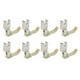 thumbnail image 1 of 8 piezas Prensatelas T36LN de acero inoxidable Prensatelas para coser Cremallera Prensatelas para máquinas de coser industriales, 1 of 10