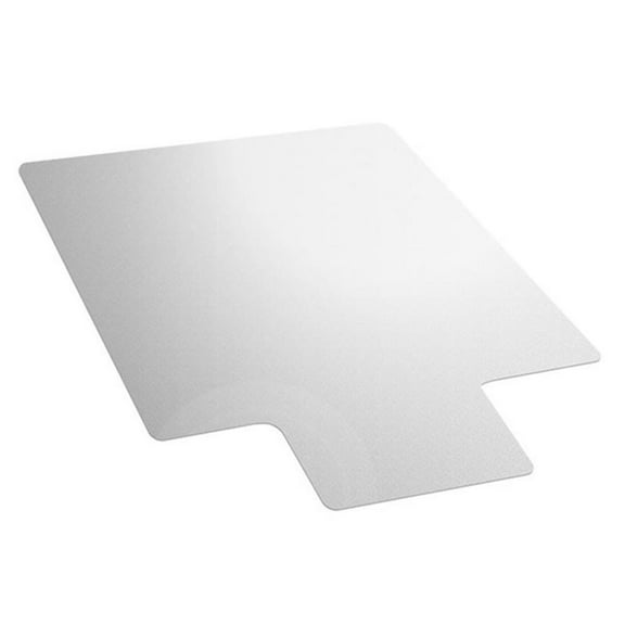 Pemberly Row 47" x 35" Polycarbonate Lipped Chair Mat For Hard Floor