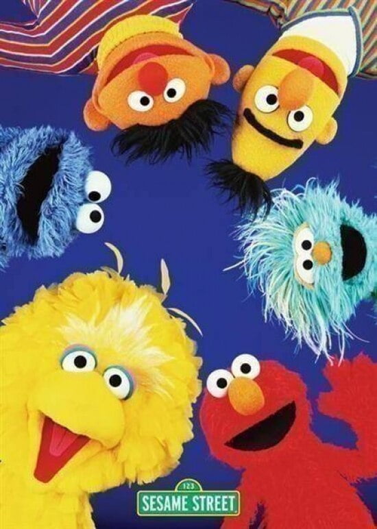 Sesame Street Cast Poster Poster Print by