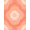 Peach Coral, Pattern 1, variant on ODIKA 4'x6' Washable Area Rug Non-Slip, Chair-Friendly, Flatwoven Peach Flowing Ripple Stripes Apricot Ivory Gradient Blend Contemporary for Home Office, Under Desk