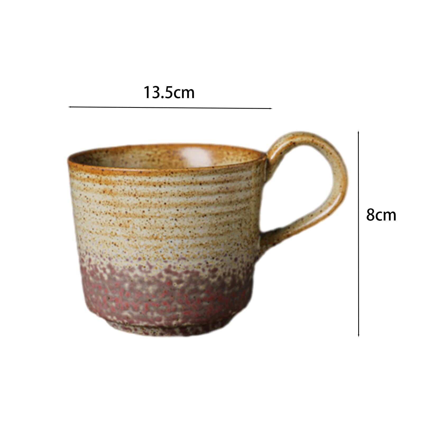 Baoblaze Ceramic Coffee Cup Handmade Ceramic Tea Cup Japanese Espresso Cup Ceramics D