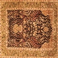 thumbnail image 1 of Ahgly Company Indoor Square Animal Orange Traditional Area Rugs, 8' Square, 1 of 1