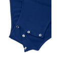 thumbnail image 6 of DPOIS Men's Latin Salsa Ballroom Dance Leotard Bodysuit Performance Costume Royal Blue-A XL, 6 of 7