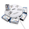 thumbnail image 5 of EBL 9V Batteries 5 Pack 600mAh 6F22 Rechargeable 9V Lithium Batteries with 5 Bay Charger, 5 of 19