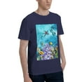 thumbnail image 2 of Bingfone Corals And Tropical Fish Men'S Loose Fit Short-Sleeve Pocket T-Shirt, 2 of 7