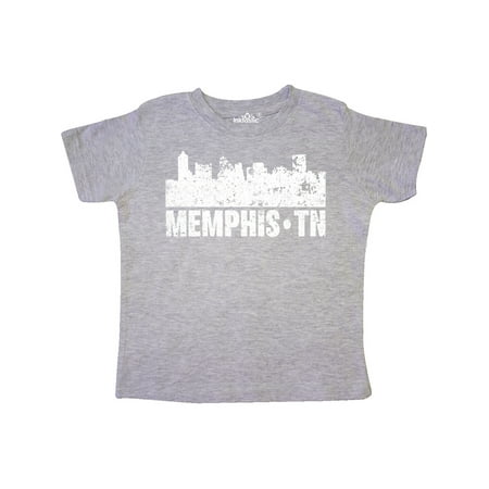 

Inktastic Memphis city Skyline with Grunge Gift Toddler Boy or Toddler Girl T-Shirt